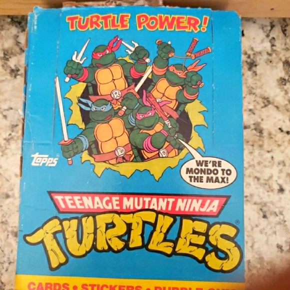 Topps Teenage Mutant Ninja Turtles Sealed Trading Cards & Stickers 48ct (1989)